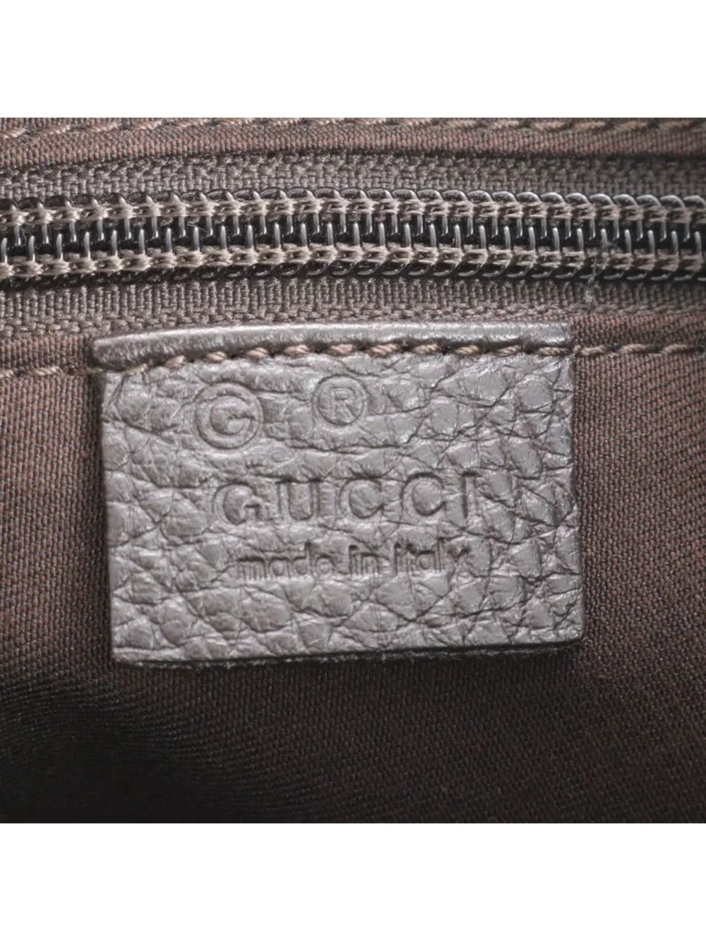 Gucci GG Canvas Leather Shoulder Bag Messenger Business Tote